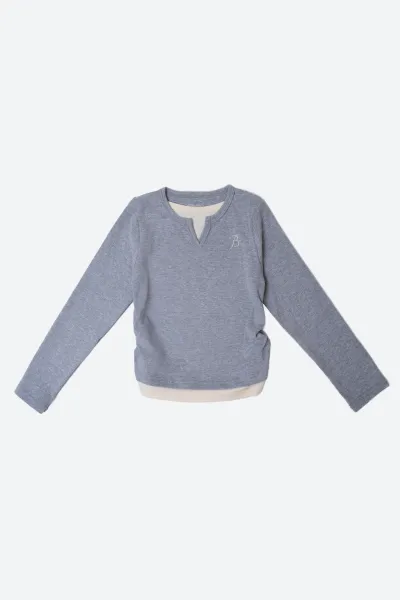 Лонгслив с вышивкой