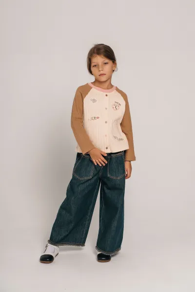 Кардиган с вышивкой